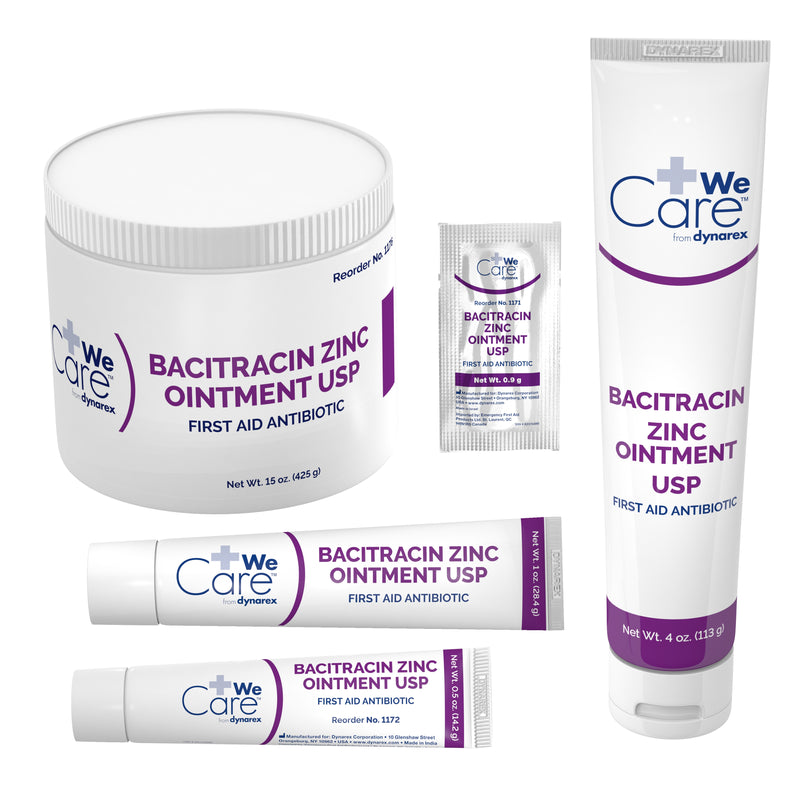 WeCare™ Bacitracin Zinc First Aid Antibiotic, 4 oz. Tube