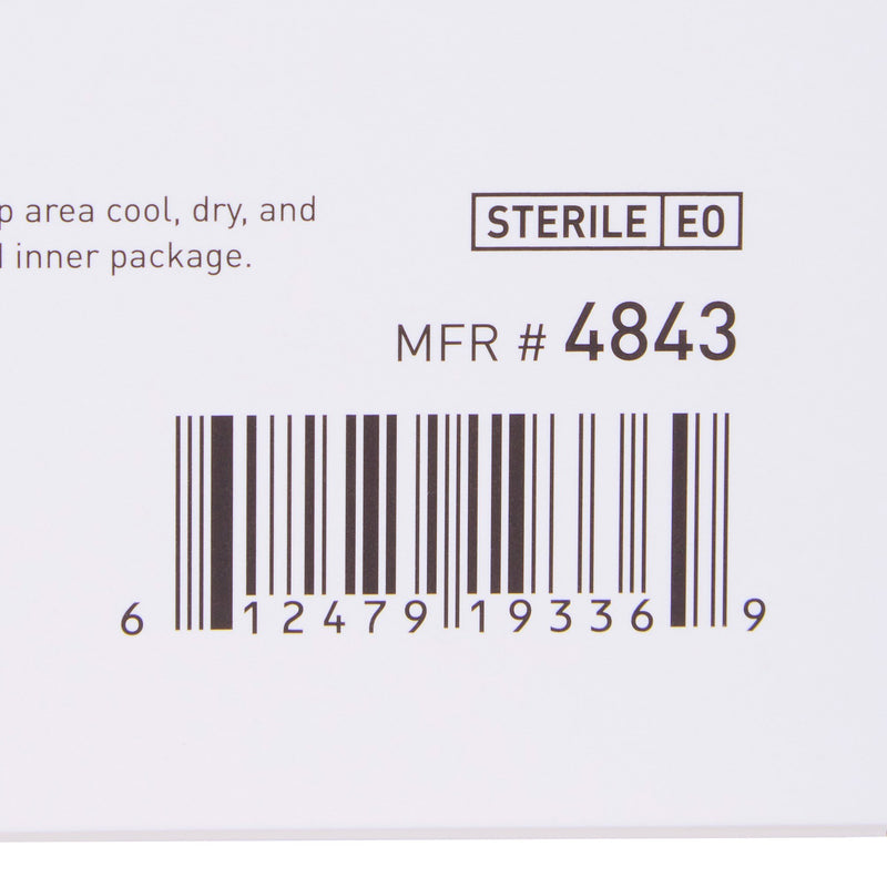 McKesson Silicone Adhesive with Border Silicone Foam Dressing, 4 x 4 Inch