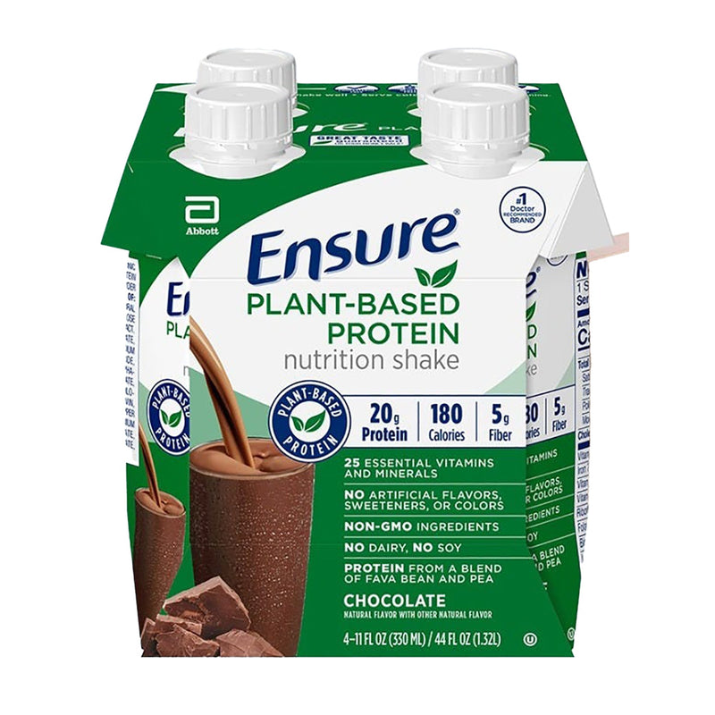 Ensure® Plant Based Protein Chocolate Oral Supplement, 11 oz. Carton