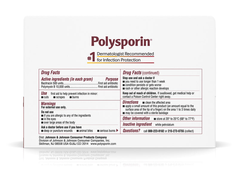 Polysporin® Bacitracin / Polymyxin B First Aid Antibiotic, 1 oz. Tube