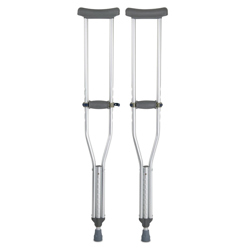 McKesson Adult Underarm Crutches, 5 ft. 2 in. – 5 ft. 10 in.