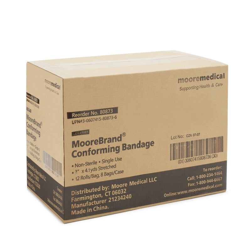 McKesson NonSterile Conforming Bandage, 3 Inch x 4-1/10 Yard