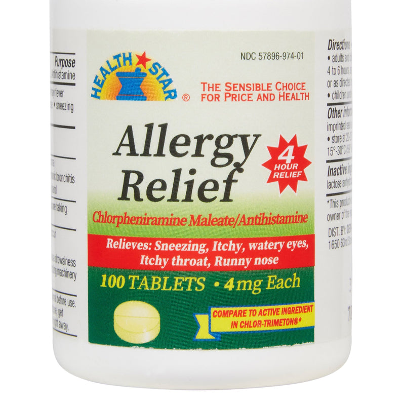 Health*Star® Chlorpheniramine Maleate Allergy Relief