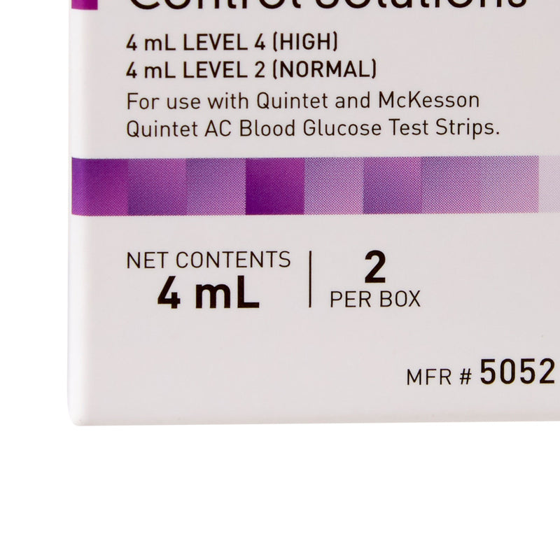 McKesson Quintet AC® Glucose Control Solution, 4 mL