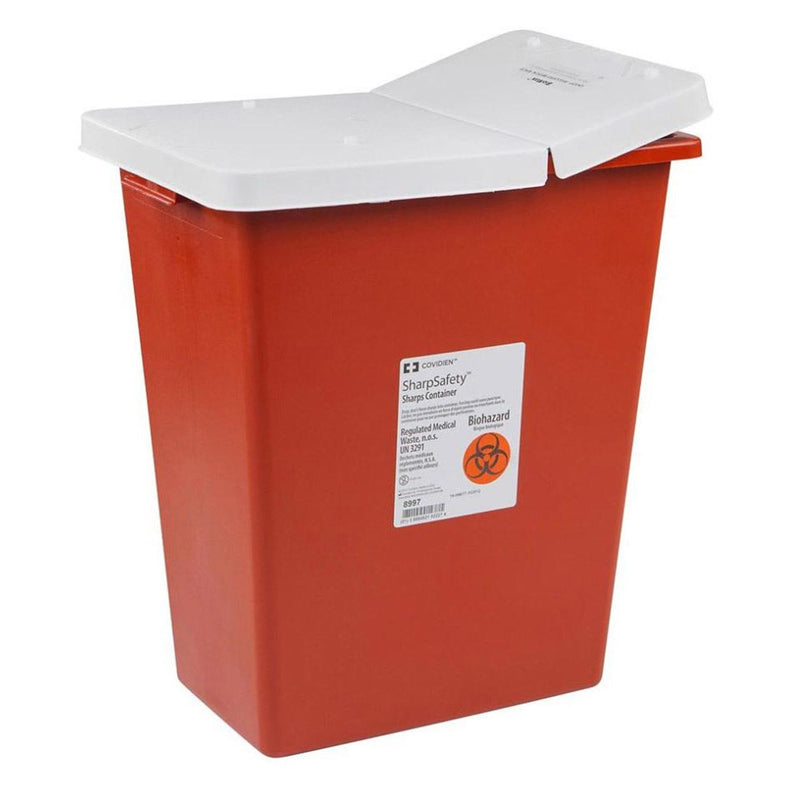 SharpSafety™ Multi-purpose Sharps Container, 18¾ H x 18¼ W x 12¾ D Inch