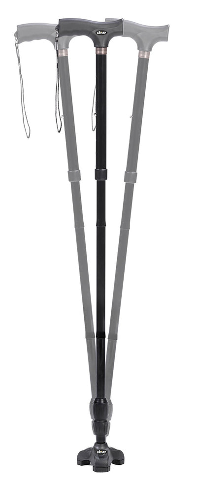 Flex-N-Go Aluminum Folding Cane, 32½ – 39½ Inch Height