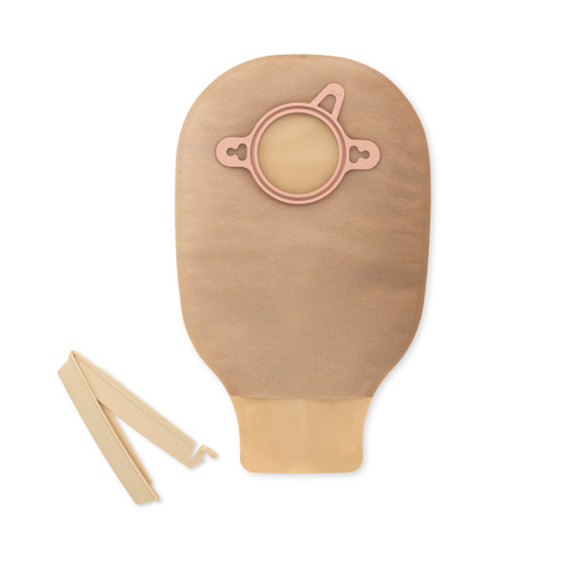 New Image™ Drainable Beige Colostomy Pouch, 9 Inch Length, Mini , 2¾ Inch Flange