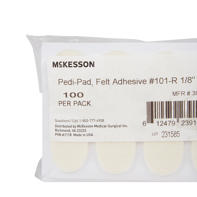 McKesson Pedi-Pad Protective Pad, Size 101 – Regular