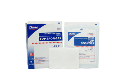 Dukal™ Sterile Nonwoven Sponge, 3 x 4 Inch