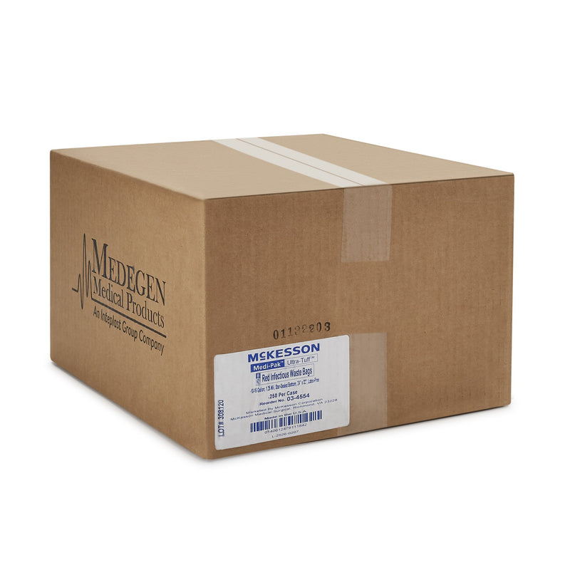 ULTRA-TUFF™ Infectious Waste Bag, 10-15 gal