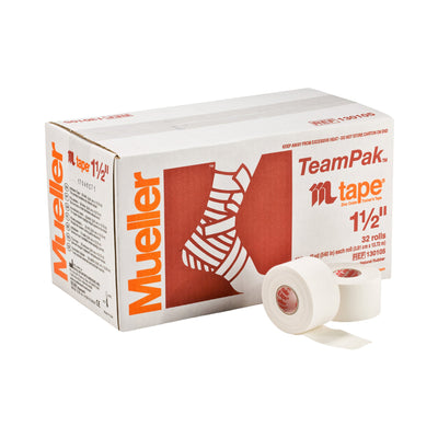 MTape® Cotton / Zinc Oxide Athletic Tape, 1-1/2 Inch x 15 Yard, White