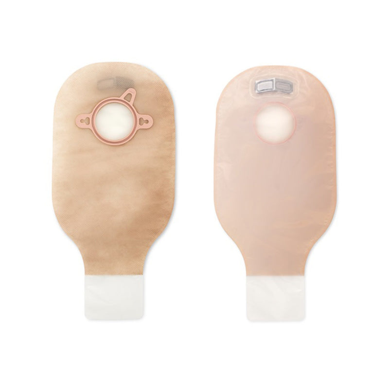 New Image™ Two-Piece Drainable Transparent Filtered Ostomy Pouch, 12 Inch Length, 2¾ Inch Flange