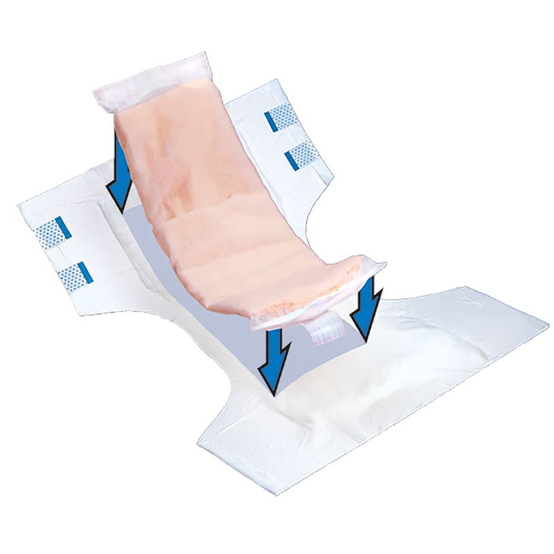 TopLiner™ Added Absorbency Incontinence Booster Pad, 2¾ x 14 Inch