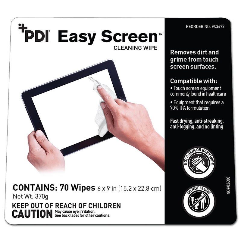 Easy Screen® Cleaning Wipe, 70 per Canister