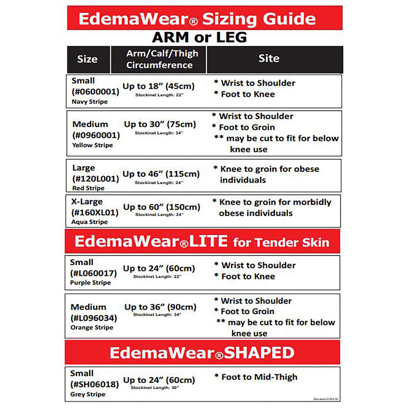 EdemaWear® Compression Stockinette, Medium