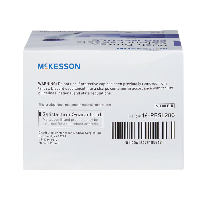 McKesson Safety Lancet, 28 Gauge