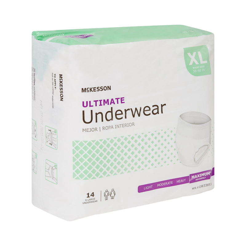 McKesson Ultimate Maximum Absorbent Underwear, Extra Large