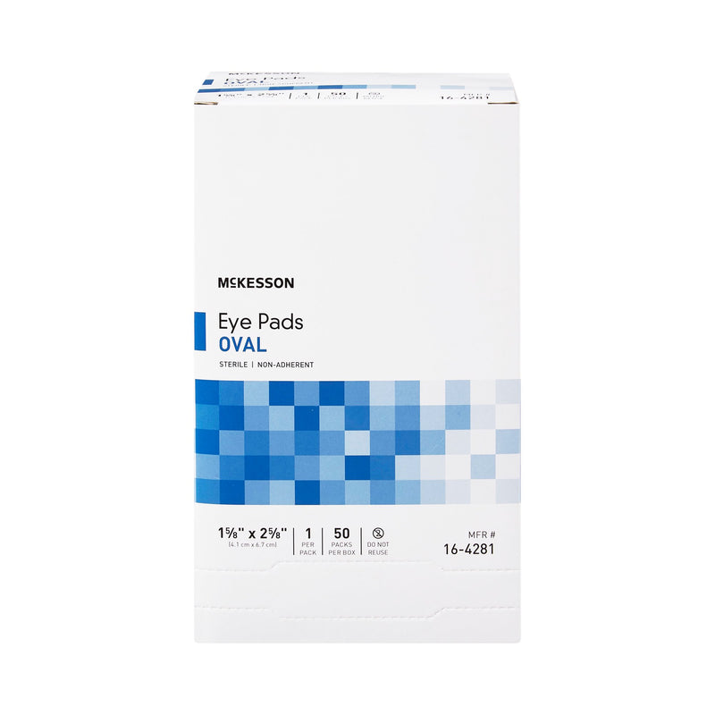 McKesson Eye Pad, 1-5/8 x 2-5/8 Inch