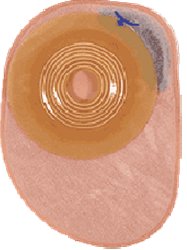 Assura® One-Piece Closed End Opaque Colostomy Pouch, 8½ Inch Length, 3/4 to 1¾ Inch Stoma