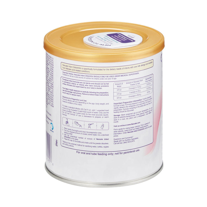 Neocate® DHA & ARA Powder Amino Acid Based Infant Formula with Iron, 14.1 oz. Can