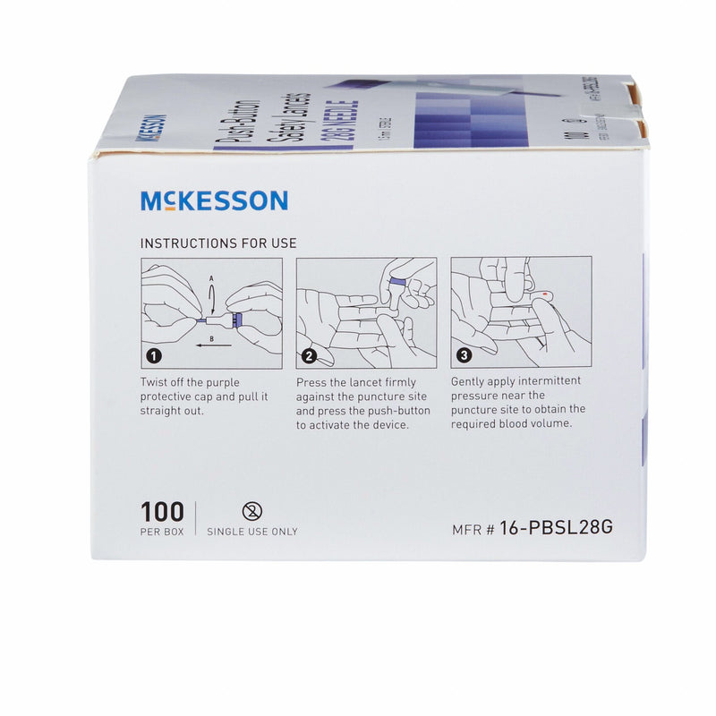 McKesson Safety Lancet, 28 Gauge