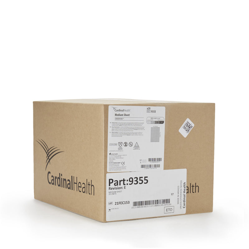 Cardinal Health Nonsterile Medium General Purpose Drape, 40 W x 70 L Inch