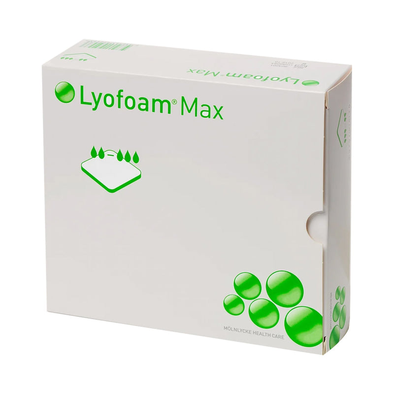 Lyofoam® Max Nonadhesive without Border Foam Dressing, 3 x 3-2/5 Inch