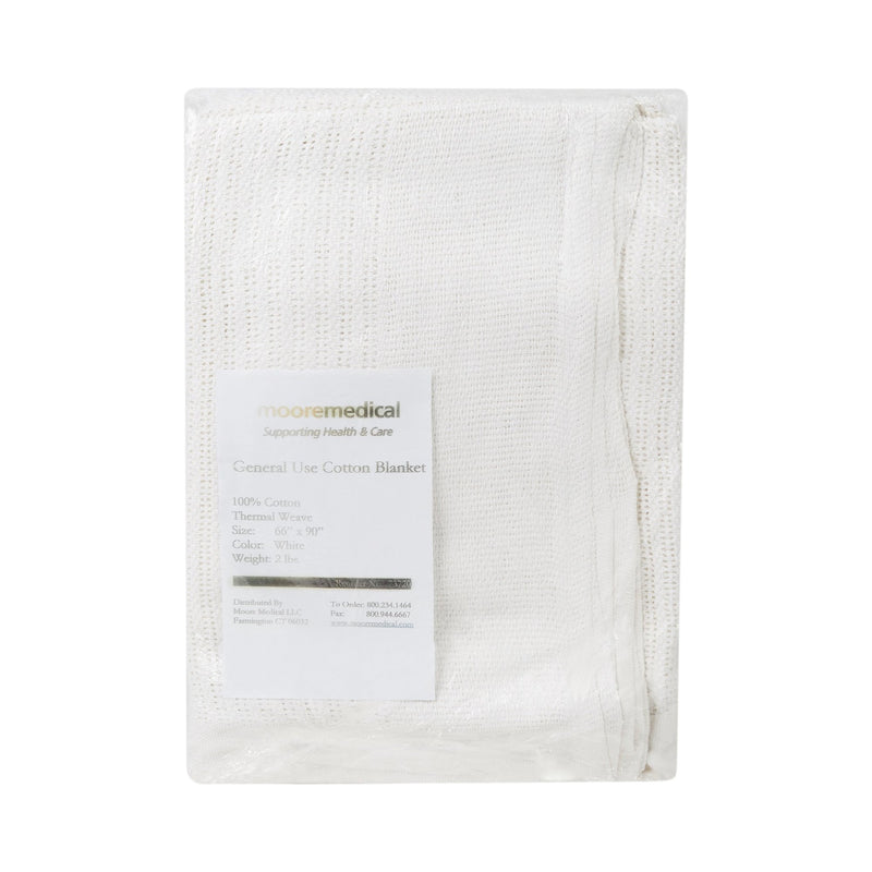 McKesson Cotton Thermal Blanket, 66 x 90 Inch