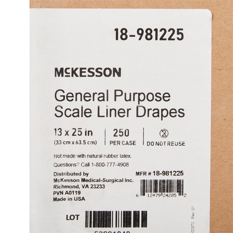 McKesson Smooth Scale Liner Paper, 13 Inch x 25 Inch, Print (Pins, Bottles and Carriages)