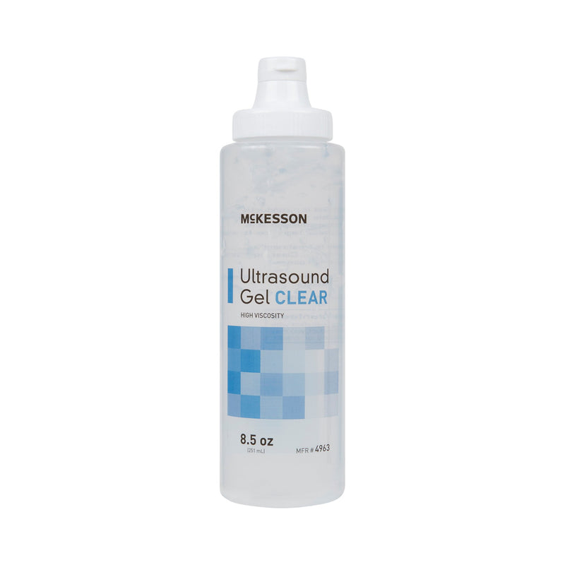 McKesson Ultrasound Gel, Clear, 250 mL (8.5 oz.) Bottle, Ultrasound and Laser Transmission