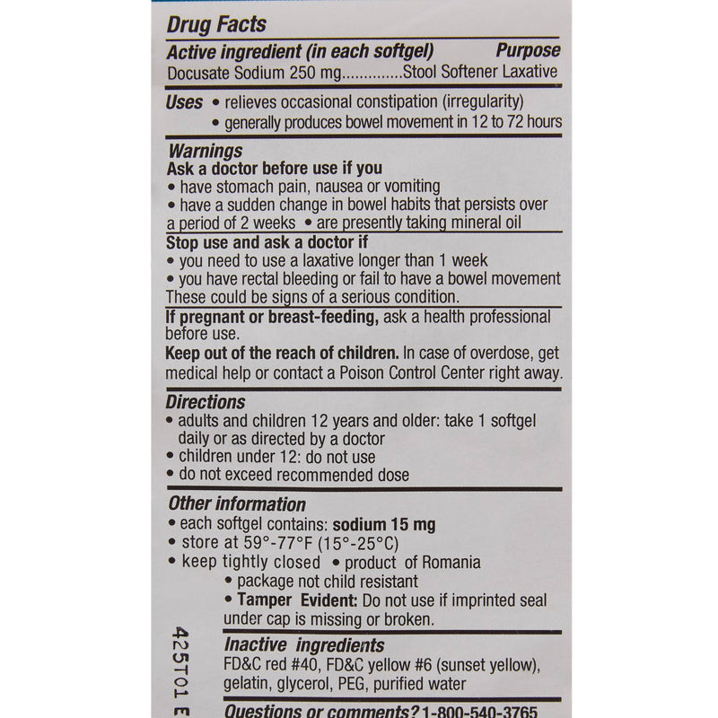 Geri-Care® Docusate Sodium Stool Softener