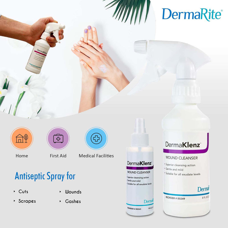 DermaRite® DermaKlenz™ Wound Cleanser, 8 oz