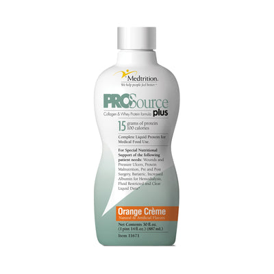 ProSource® Plus Orange Crème Protein Supplement, 32-ounce Bottle