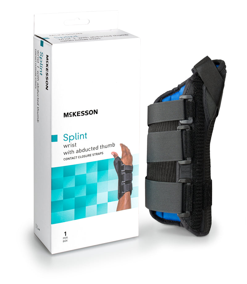 McKesson Left Wrist Splint with Abducted Thumb, Extra Small