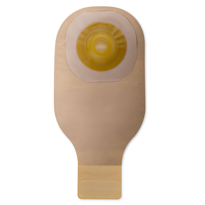 Premier™ One-Piece Drainable Beige Colostomy Pouch, 12 Inch Length, 1 Inch Stoma