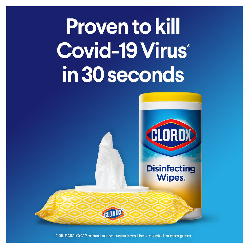 Clorox® Surface Disinfectant Wipes, Small Canister