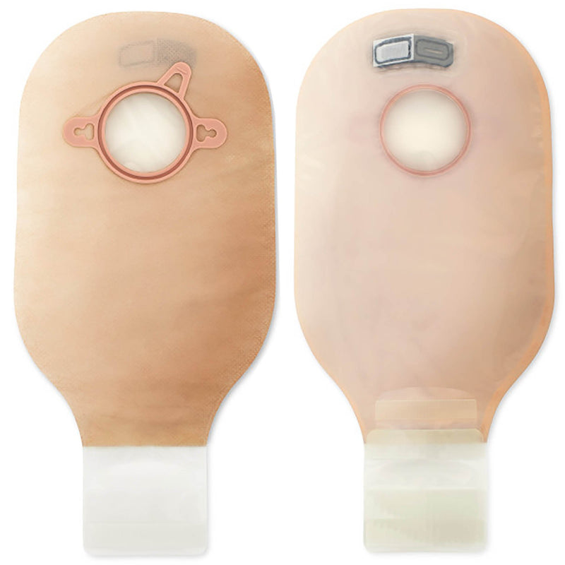 New Image™ Drainable Transparent Colostomy Pouch, 12 Inch Length, 1¾ Inch Flange