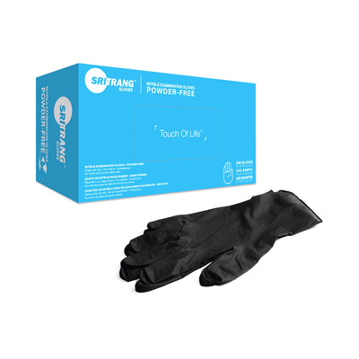 Touch of Life™ Nitrile Exam Glove, Extra Large, Black