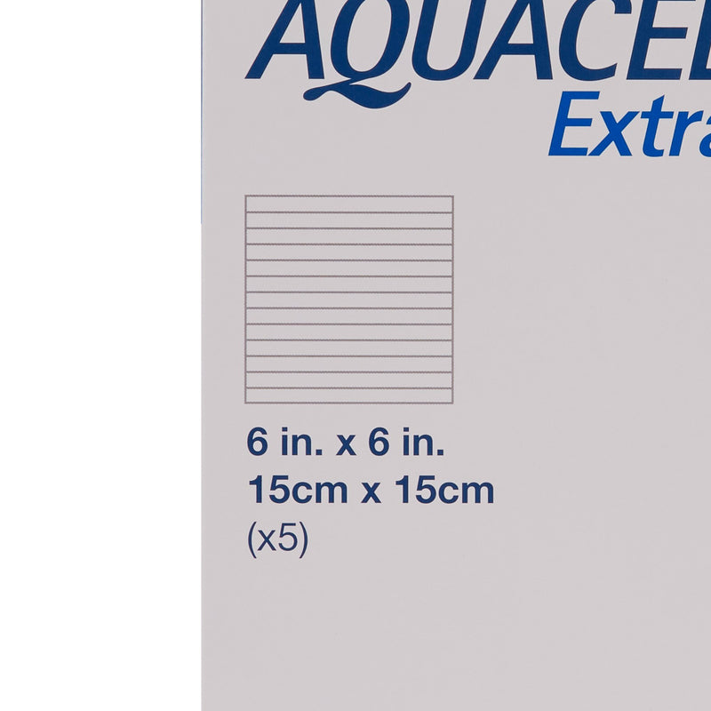 Aquacel® Extra™ Hydrofiber Dressing, 6 x 6 Inch