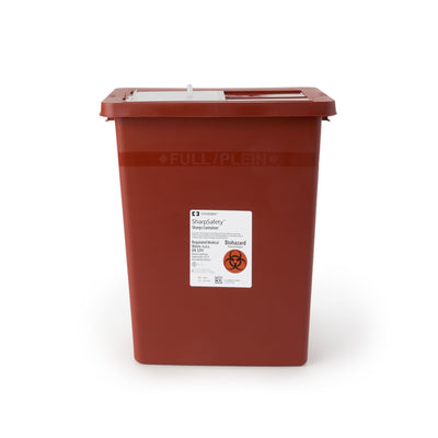 SharpSafety™ Multi-purpose Sharps Container, 17¾ H x 11 W x 15½ D Inch