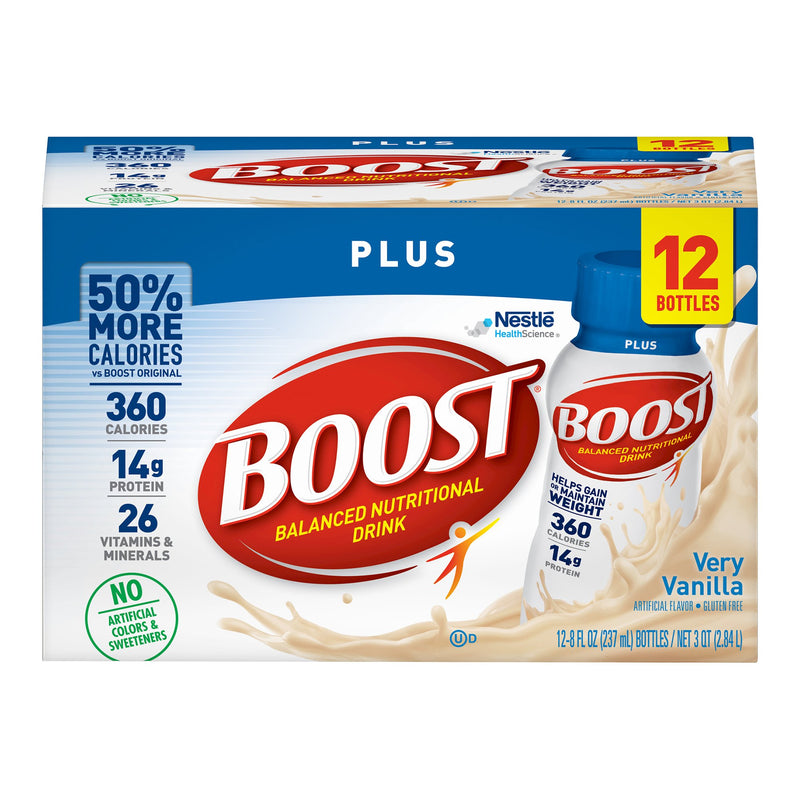 Boost® Plus Vanilla Oral Supplement, 8 oz. Bottle