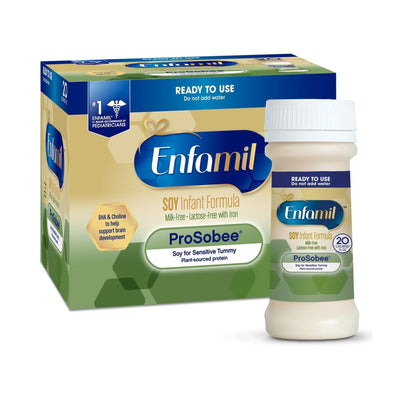 Enfamil® ProSobee® Infant Formula, 2 oz. Ready to Use Nursette Bottle