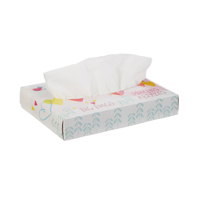 Kleenex Junior Facial Tissue, 2-Ply, Flat Box, White