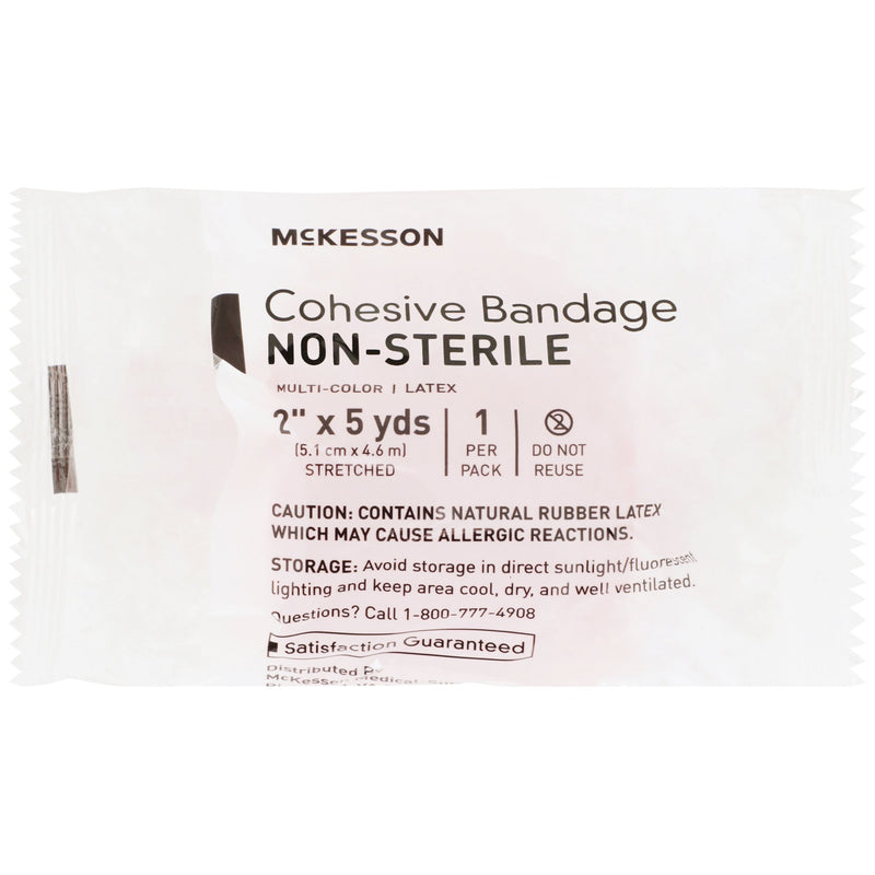McKesson Self-adherent Closure Cohesive Bandage, 2 Inch x 5 Yard