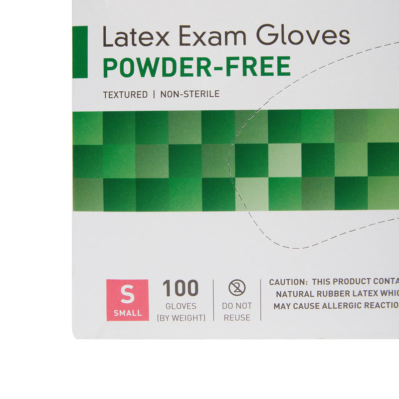 McKesson Confiderm® Latex Exam Glove, Small, Ivory