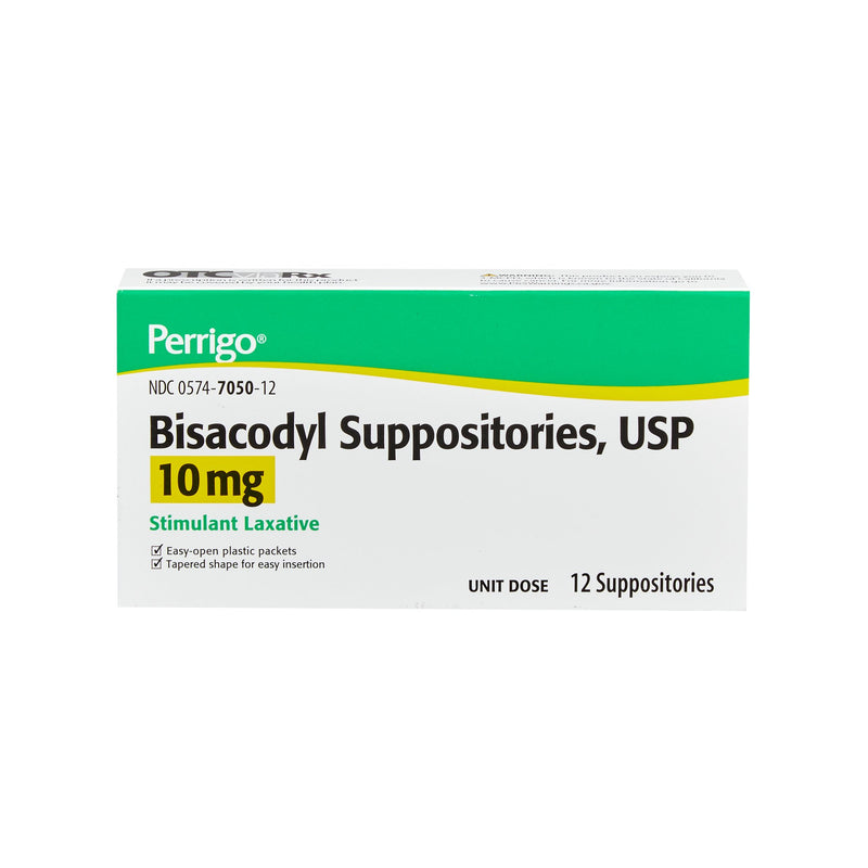 Perrigo® Bisacodyl Suppository Laxative