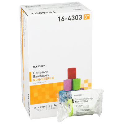 McKesson Self-adherent Closure Cohesive Bandage, 3 Inch x 5 Yard