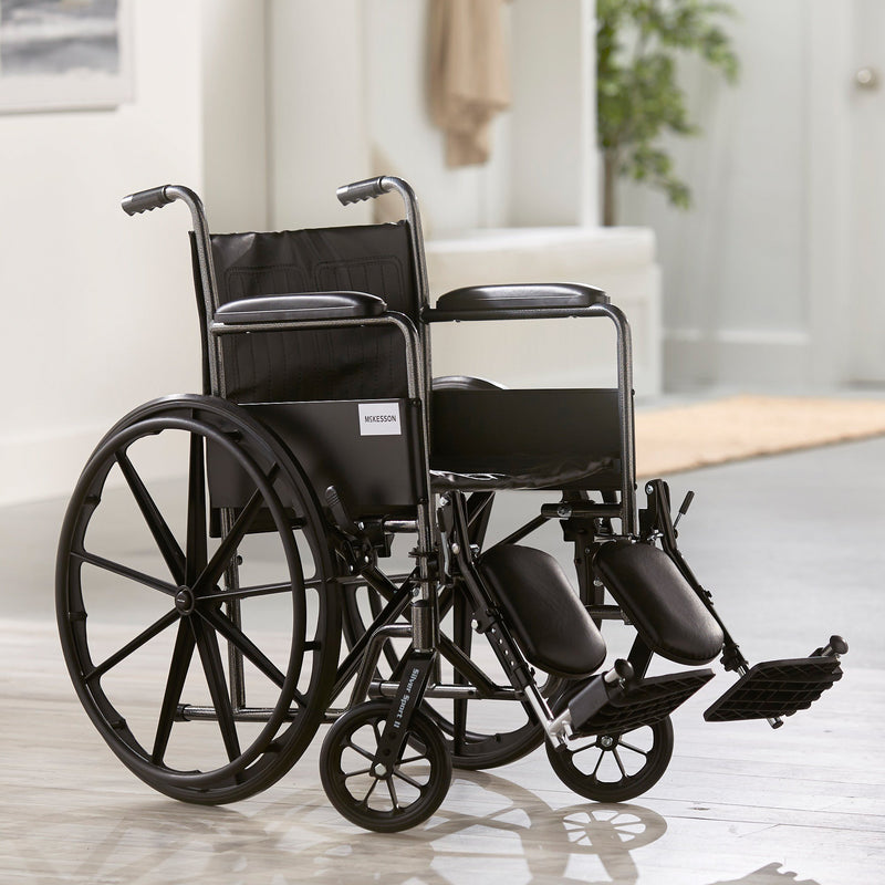 McKesson Wheelchair, 18 Inch Seat Width