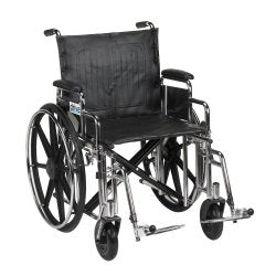 drive™ Sentra Extra HD Bariatric Wheelchair, 20-Inch Seat Width