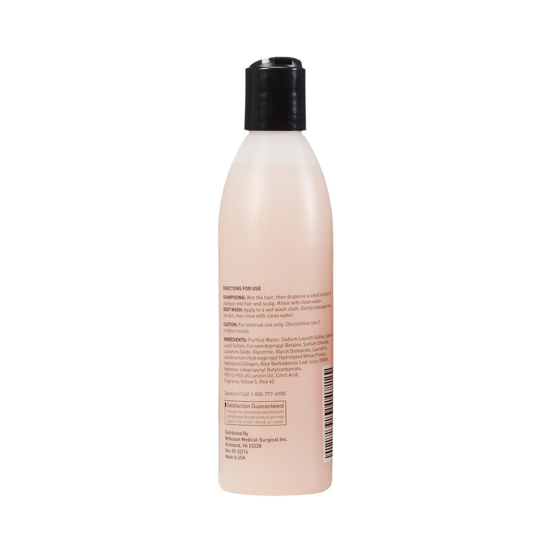 McKesson Shampoo and Body Wash, Apricot Scent, 8 oz. Squeeze Bottle